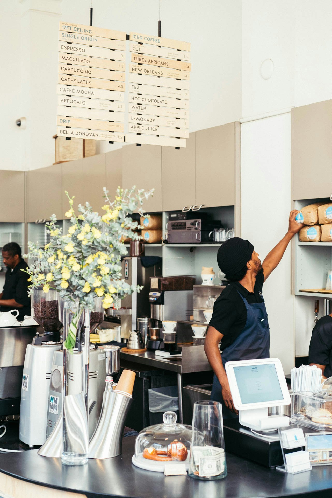 coffee shop worker